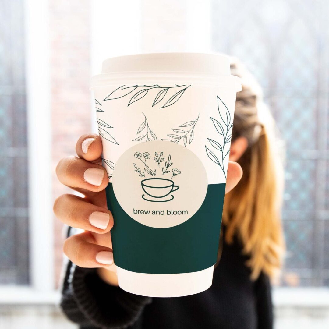 Brew and Bloom Coffee Shop Brand and Website Design