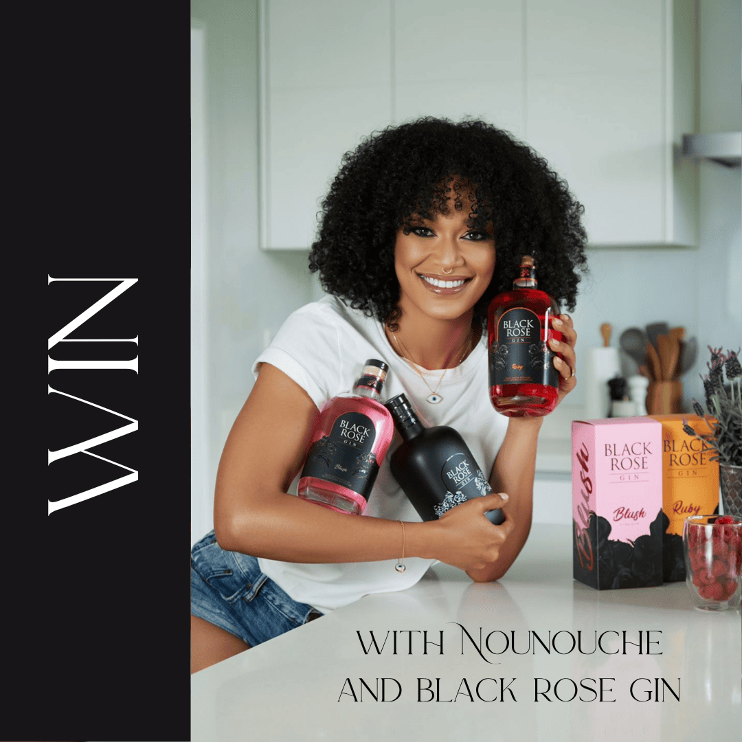 Nounouche and Black Rose Gin collaboration campaign design