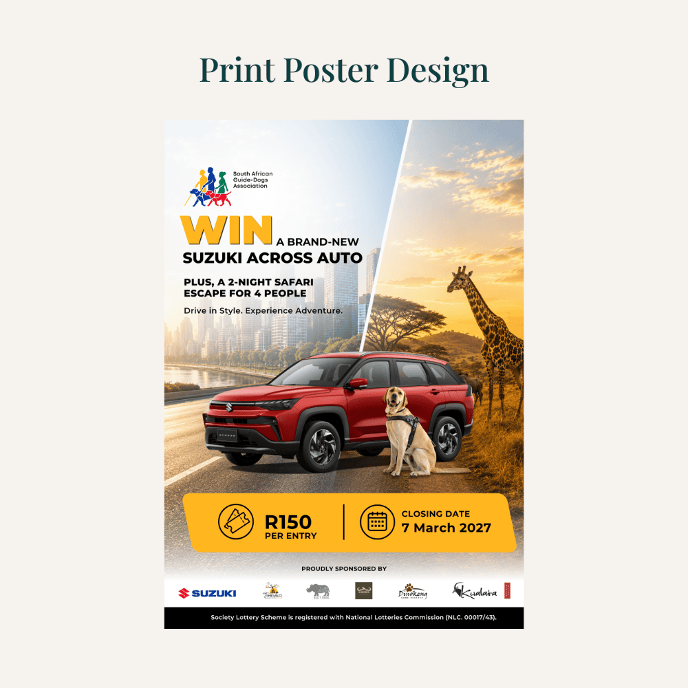 Suzuki Across competition digital advertising artwork