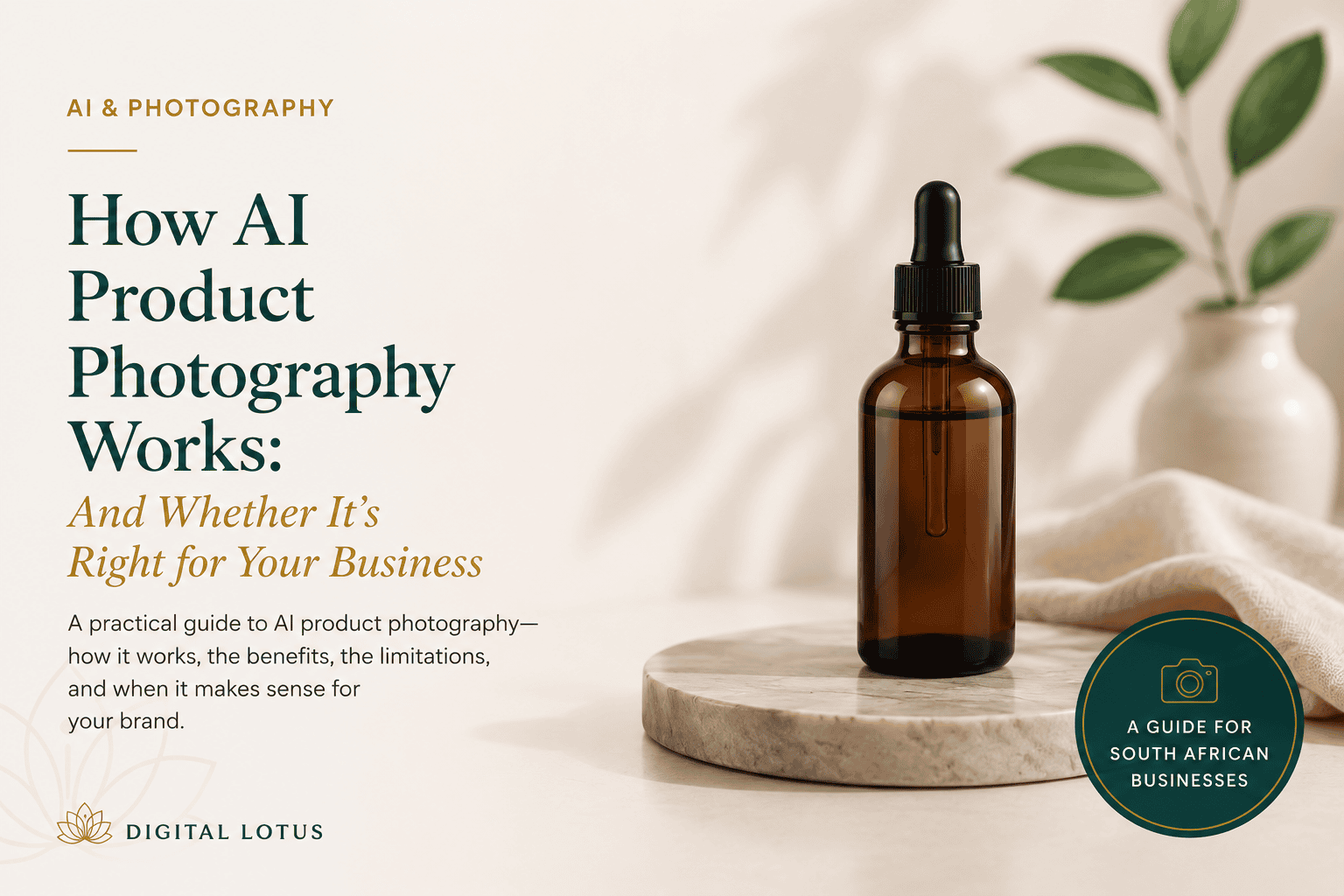 AI product photography for small businesses blog featured image