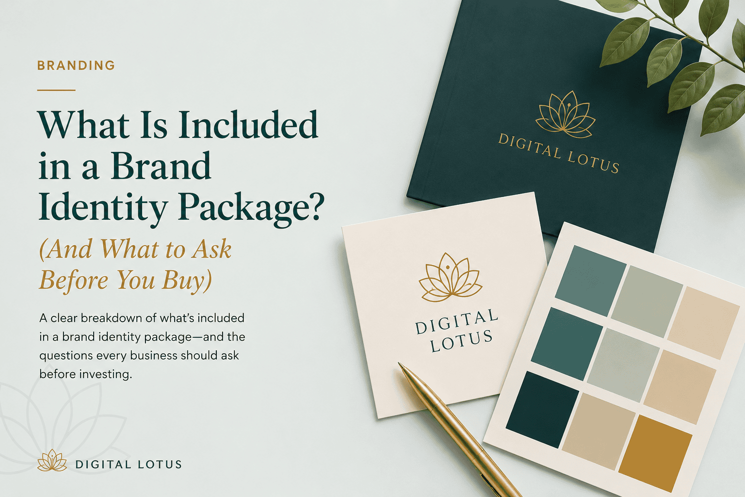 Small business brand identity package blog featured image