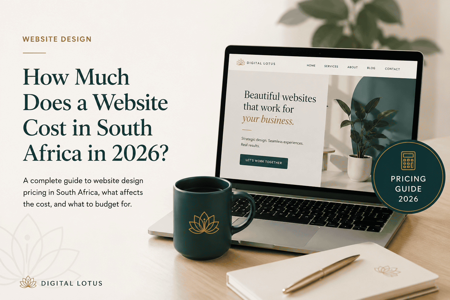 Small business website cost South Africa blog featured image