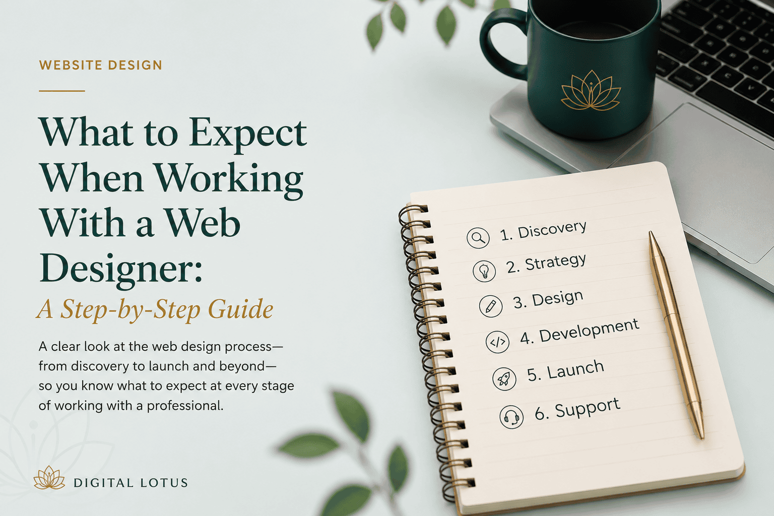 What to expect when working with a web designer blog featured image